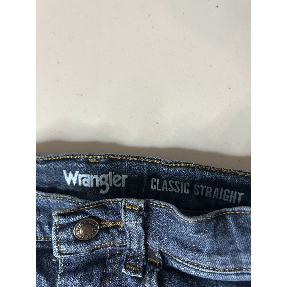 Wrangler Toddler Boys Blue Denim Jeans Size 5T, Classic Straight